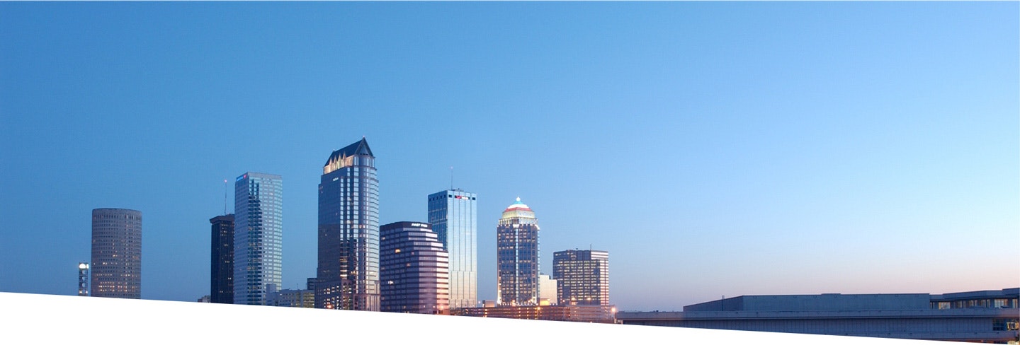 Tampa skyline background image