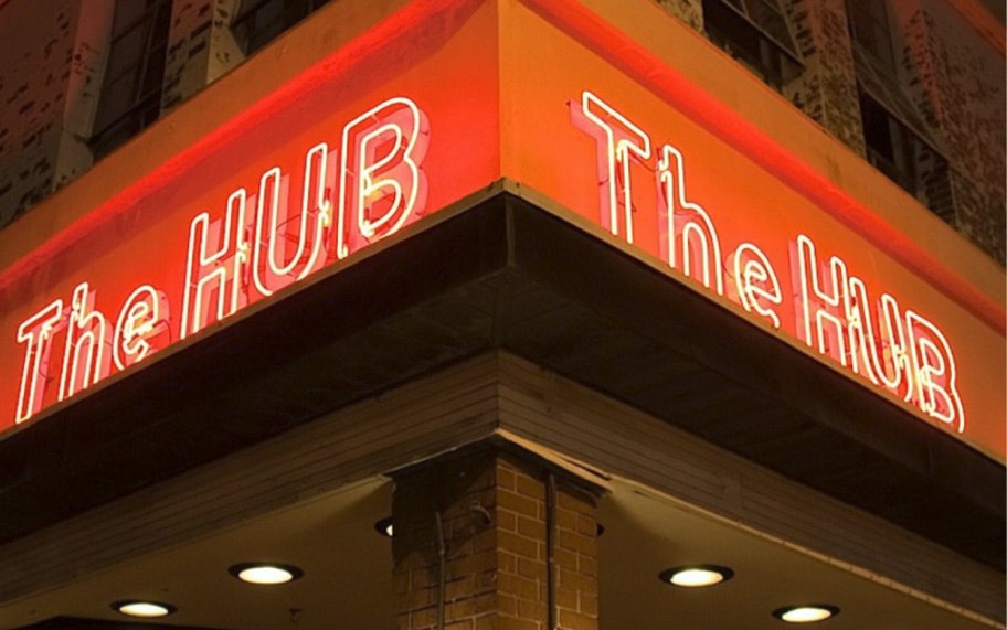 The Hub tampa sign